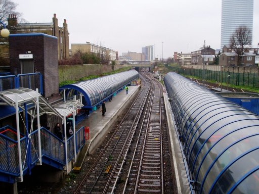 Docklands Light Railway station at All Saints