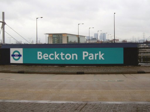 Docklands Light Railway station at Beckton Park