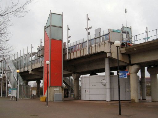 Docklands Light Railway station at Gallions Reach
