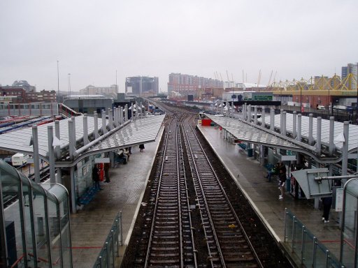 Docklands Light Railway station at Poplar