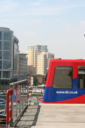 Docklands Light Railway unit Isle Of Dogs at West India Quay station