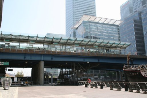 Docklands Light Railway station at West India Quay