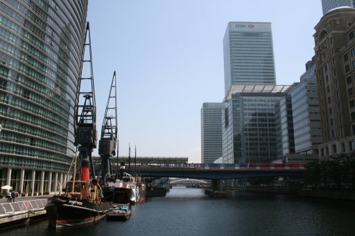 Docklands Light Railway Isle of Dogs at West India Dock