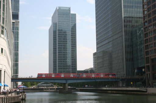 Docklands Light Railway Isle Of Dogs at West India Dock (Import)