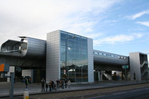 Docklands Light Railway station at West Silvertown
