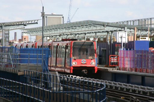 Docklands Light Railway unit 68 at West India Quay station