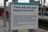 thumbnail picture of Docklands Light Railway sign at Poplar station