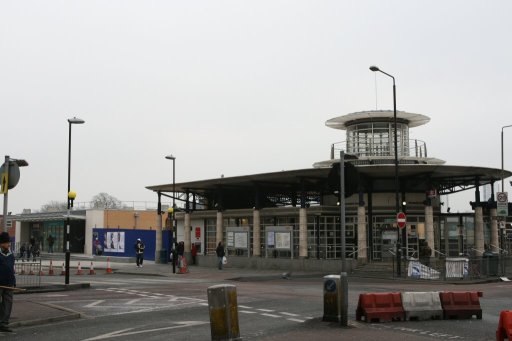 Docklands Light Railway station at Woolwich Arsenal