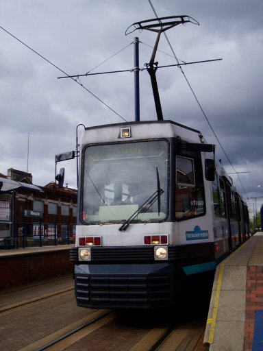 Metrolink tram 1005 at Weaste stop