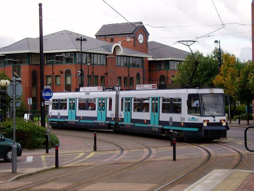 Metrolink tram 2004 at Anchorage stop