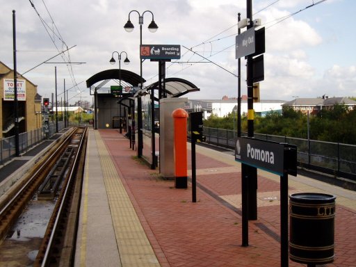 Metrolink stop at Pomona