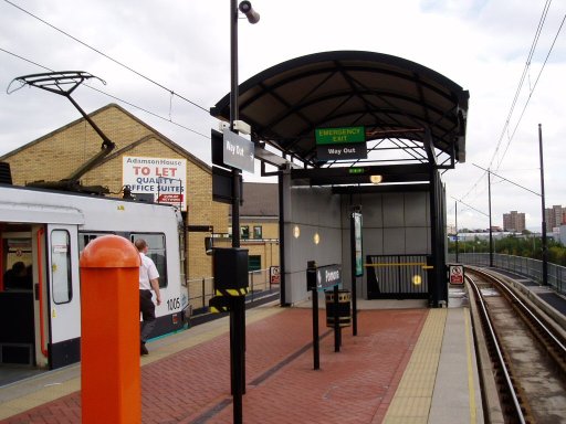 Metrolink stop at Pomona