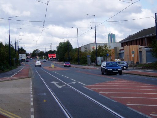 Metrolink Eccles route at South Langworthy Road