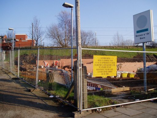 Metrolink stop at Besses o'th'Barn