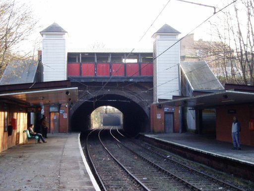 Metrolink stop at Heaton Park