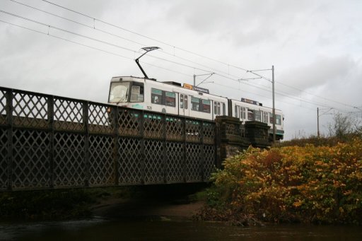 Metrolink tram 1026 at Hagside