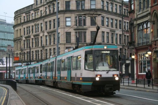 Metrolink tram 1001 at High Street
