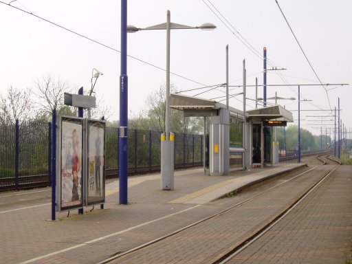 Midland Metro tram stop at Winson Green, Outer Circle