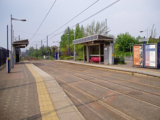 Midland Metro tram stop at Handsworth, Booth Street