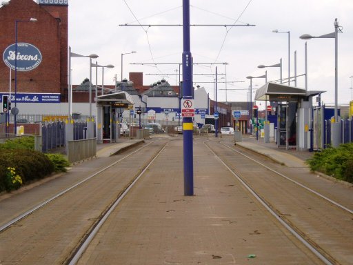 Midland Metro tram stop at The Royal