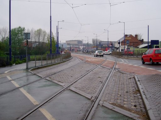 Midland Metro Line One at Bilston Road