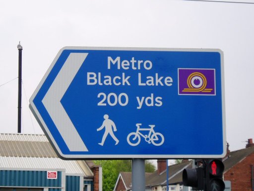 Midland Metro sign at Black Lake