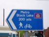 thumbnail picture of Midland Metro sign at Black Lake