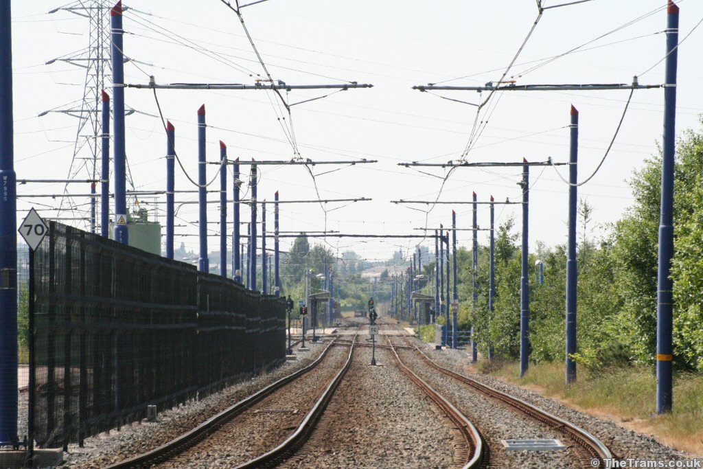 Picture of Midland Metro lineone at Wednesbury, Great Western Street