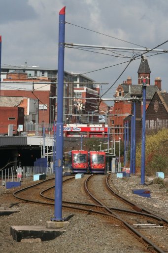 Midland Metro tram stop at St. Paul's