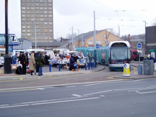 Nottingham Express Transit Line One at Hyson Green