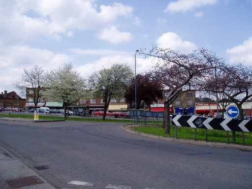 Nottingham Express Transit tram stop at Holy Trinity