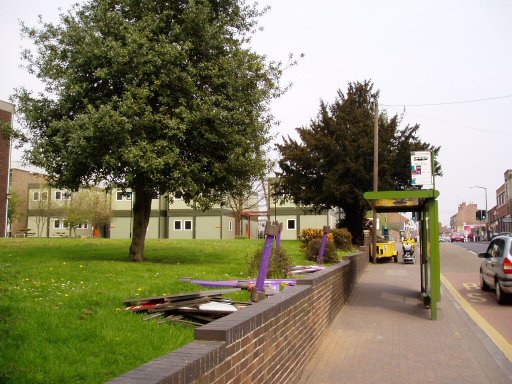Nottingham Express Transit tram stop at Broxtowe College