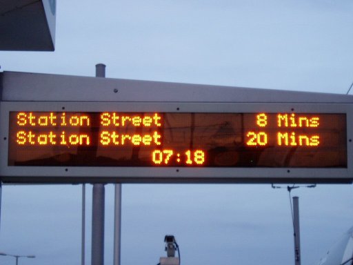 Nottingham Express Transit stops