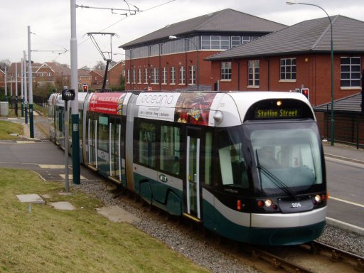 Nottingham Express Transit tram 205 at Millenium Way