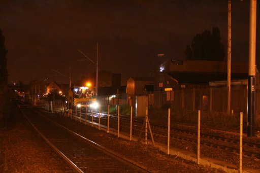 Nottingham Express Transit rail grinding