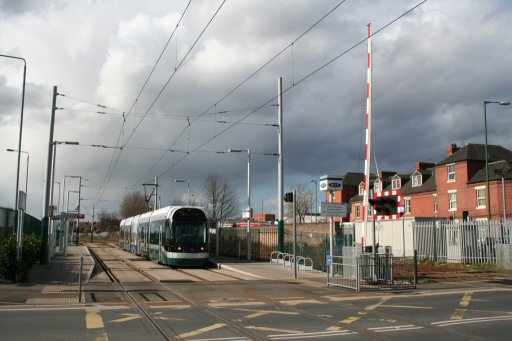 Nottingham Express Transit tram stop at David Lane