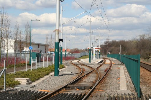 Nottingham Express Transit tram stop at Bulwell Forest