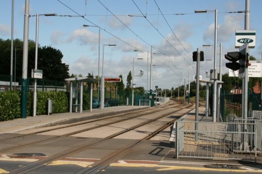 Nottingham Express Transit tram stop at David Lane