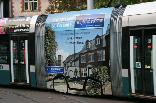 Nottingham Express Transit tram 206 at The Forest stop