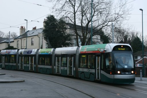 Nottingham Express Transit tram 205 at Mount Hooton Road