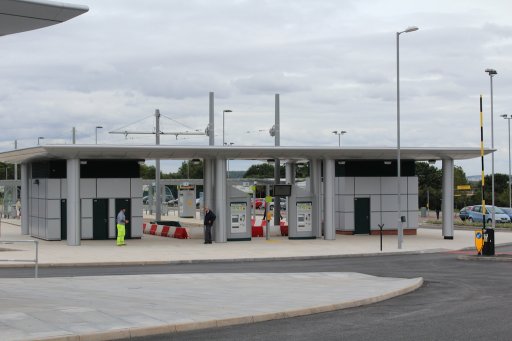 Nottingham Express Transit tram stop at Clifton South