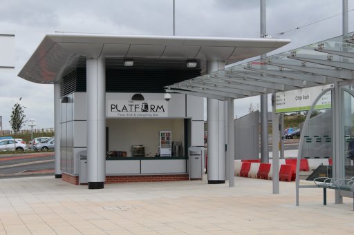 Nottingham Express Transit tram stop at Clifton South