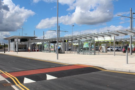 Nottingham Express Transit tram stop at Clifton South