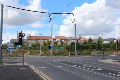 Nottingham Express Transit Clifton route at Clifton Lane