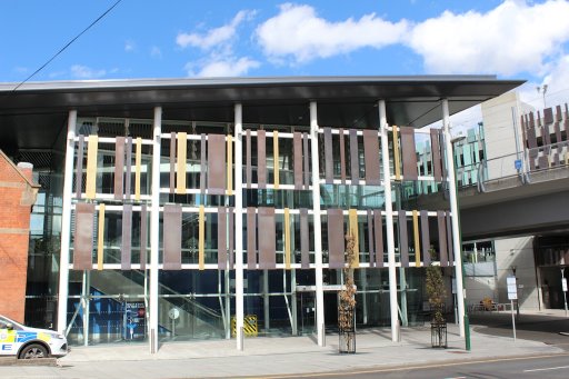 Nottingham Express Transit tram stop at Nottingham Station