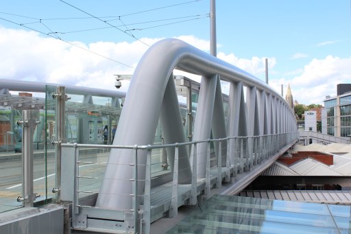 Nottingham Express Transit tram stop at Nottingham Station