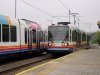 thumbnail picture of Sheffield Supertram tram 107 at Attercliffe stop