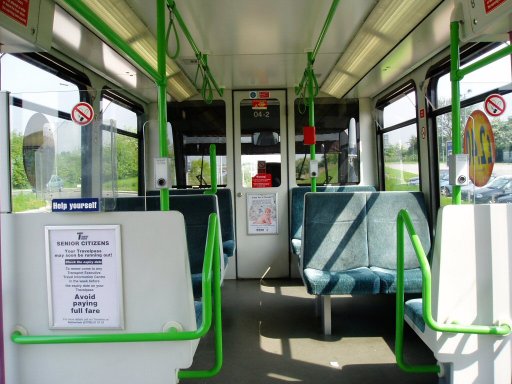 Sheffield Supertram tram trams at 