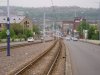 Sheffield Supertram: A61 central reservation. This is looking towards Middlewood/Malin Bridge