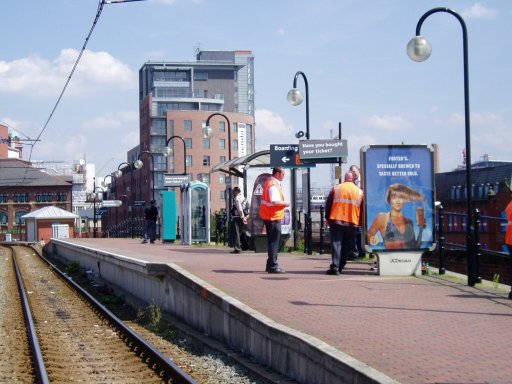 Metrolink tram stop at G-Mex